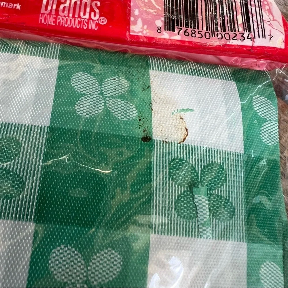 VTG Picnic Tablecloth 3-Piece Bundle Red Green Check Dixie Veripretty Wellington